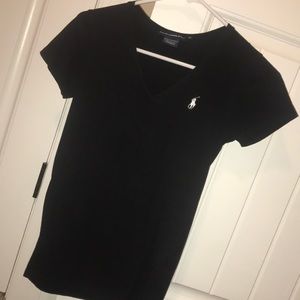 Black vneck polo size xs